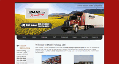 Desktop Screenshot of dahltrucking.net